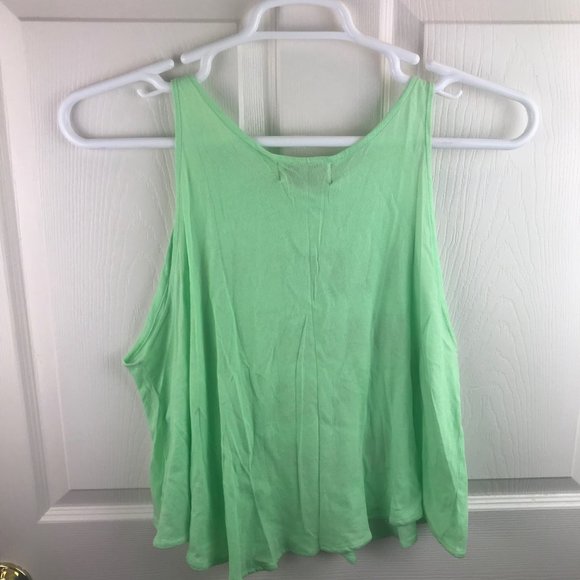 NWT Wildfox East Hampton Tank Top Green Glitter XS - Picture 4 of 4